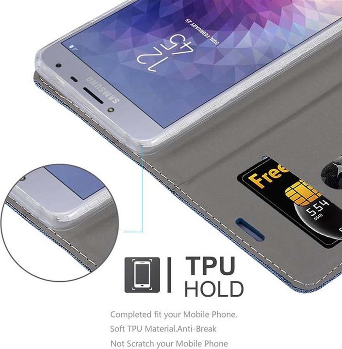 Image du produit Cadorabo Couverture look jeans Book (Samsung Galaxy J4 (2018))