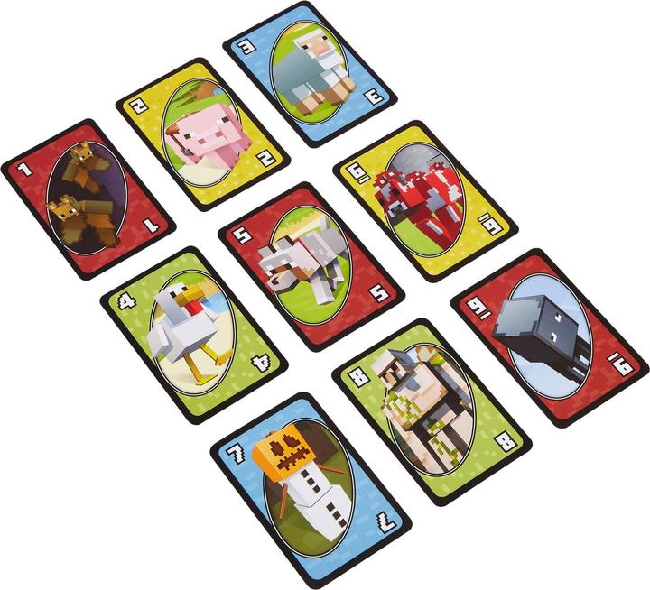 Produktbild Mattel Games Minecraft: UNO (Deutsch, Französisch, Italienisch, Englisch)