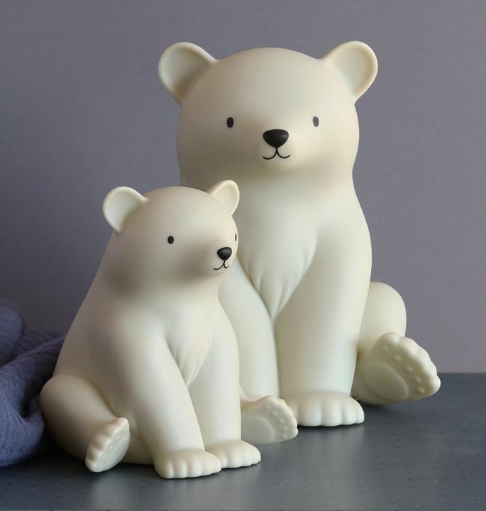 Actual product image A Little Lovely Company Kids night light polar bear mini