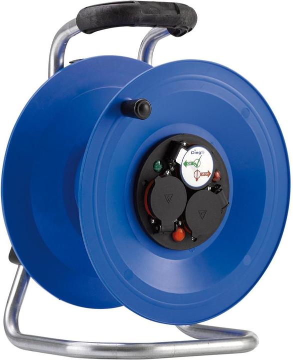 Productafbeelding Hedi Kunststof kabelhaspel Professional, leeg, voor maximaal 50 m neopreen-rubber kabel (50 m)