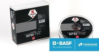 Actual product image Basf Ultrafuse PA6 GF30 Black 1.75mm 2.2kg (Nylon, 1.75 mm, 2200 g, Black)