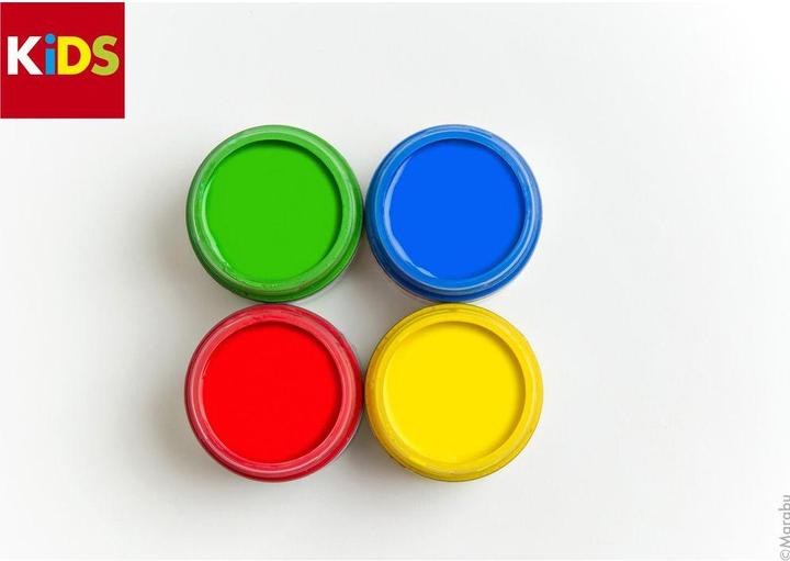 Image du produit Marabu Peinture au doigt (Jaune, Vert, Bleu, Rouge, 100 ml)