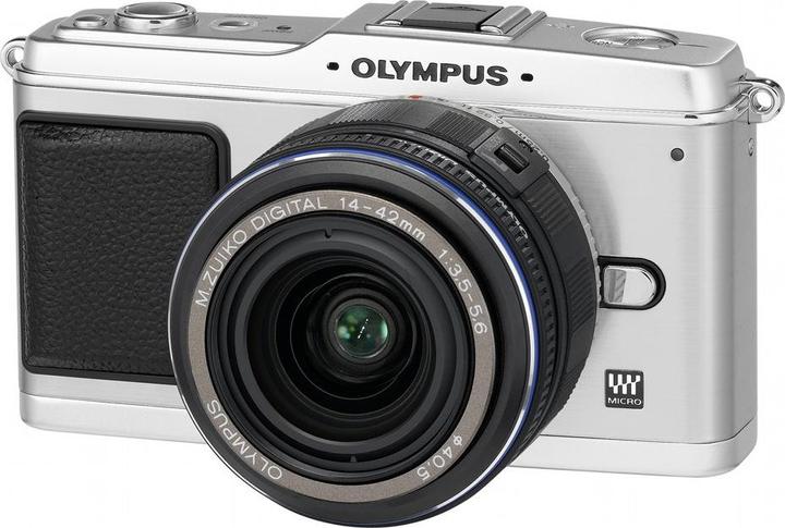 Olympus E-P1, 12MPixel, 14-42mm Kit, Silver/Black