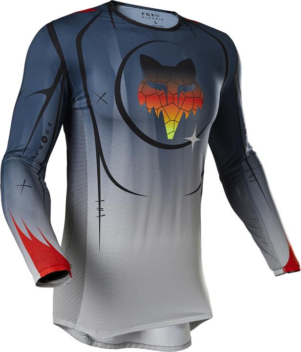 Fox Jersey 22 Flexair Skarz Le Grey M (M)