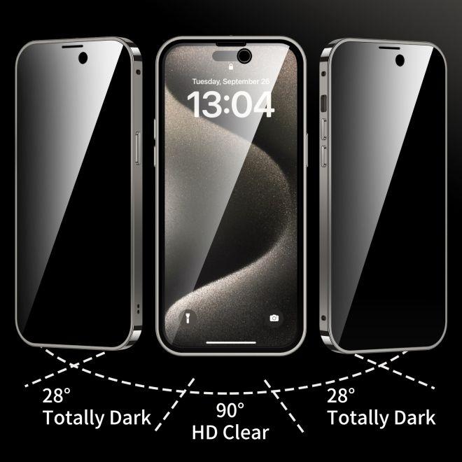 Produktbild MU Classic 360 Grad Hülle Privacy Locking Edition (Apple iPhone 15 Plus)