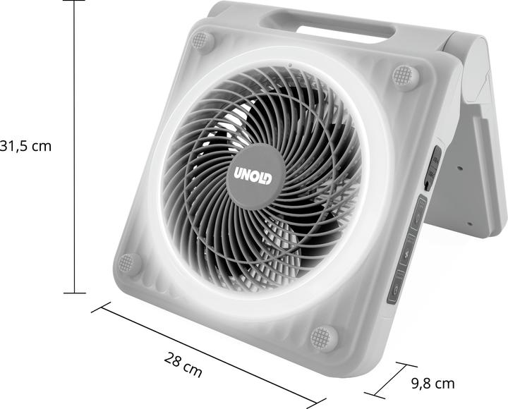 Actual product image Unold Solarventilator Camping 86517