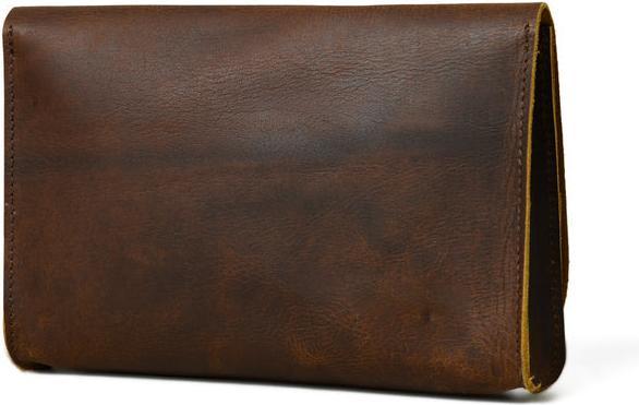 Actual product image Only-Bags.Store Chic leather clutch in cocoa