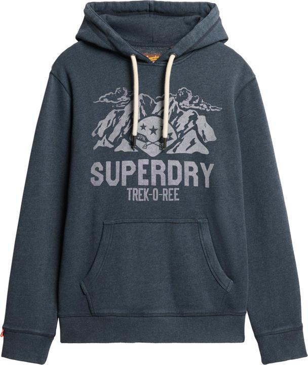 Immagine prodotto Superdry Lo-Fi Outdoor locker geschnittenes, einfarbiges Hoodie (XXL)