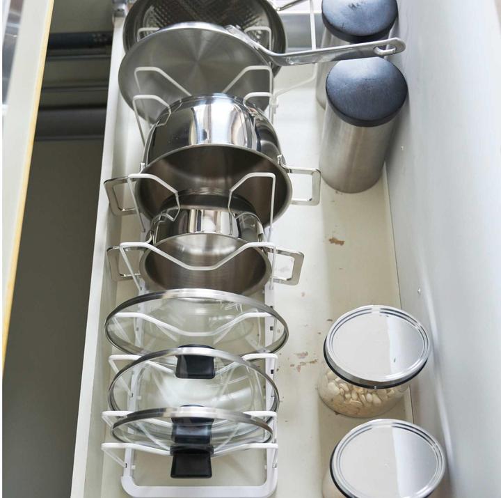 Image du produit Yamazaki Organisateur extensible de casseroles et poêles TOWER