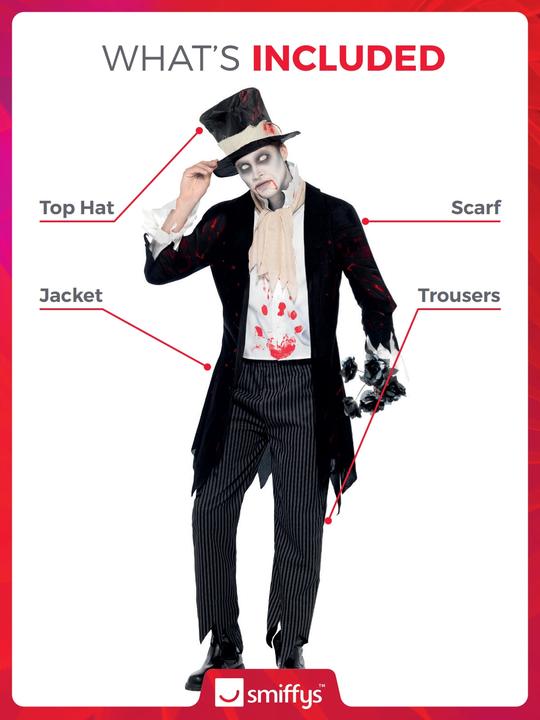 Actual product image Smiffys Zombie - Groom (M)