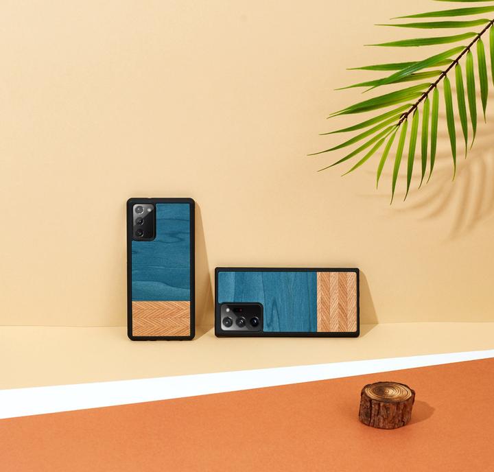 Produktbild Man.Wand &WOOD case for Galaxy Note 20 denim juodas (Samsung Galaxy Note 20)
