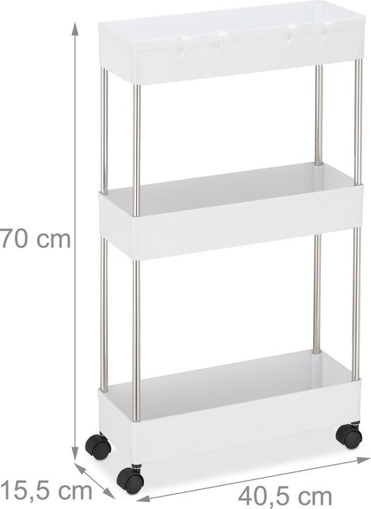 Actual product image Relaxdays Mobiletto salvaspazio