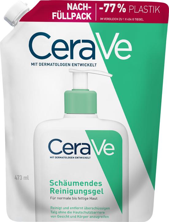 CeraVe Foam Cleans Refill englisch französisch (Schaum, 473 ml)