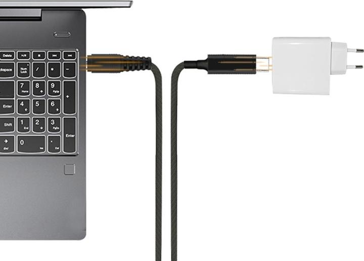 Produktbild PowerGuard USB-C Notebook PD Fast Charge 1.8m DC Barrel (5.5 x 2.5mm) 100W (100 W)
