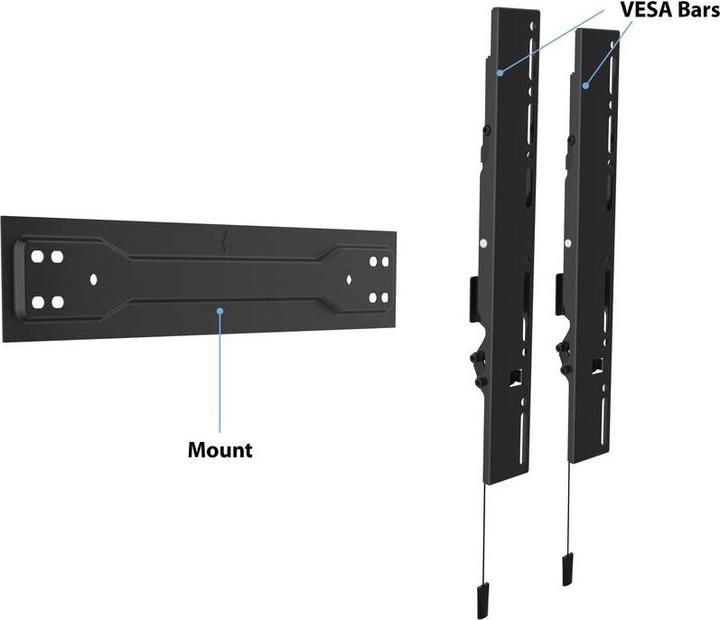 Produktbild Hagor MVW Superslim Tilt 400 (Wand, 55", 35 kg)