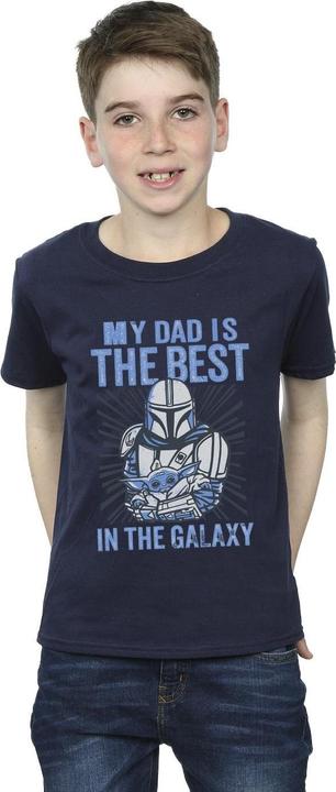 Immagine prodotto Star Wars Mandalorian Best Dad Maglietta Ragazzi (104)
