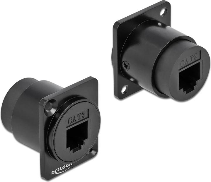 Actual product image Delock D-type module RJ11 Cat.3 jack to jack (Adapter)