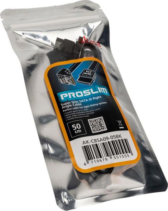 Produktbild Akasa SATA-Kabel 6 GB/s, gewinkelt