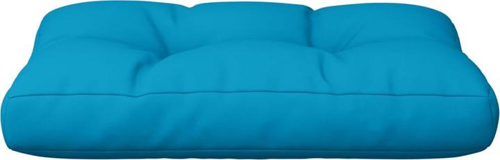 Produktbild VidaXL Palettenkissen Palettenpolster Palettensofa Rückenkissen Hellblau Stoff (120 x 40 x 12 cm)
