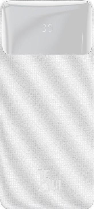 Baseus Powerbank Bipow 10000mAh, 15W (white) (10000 mAh, 15 W, 74000 Wh)