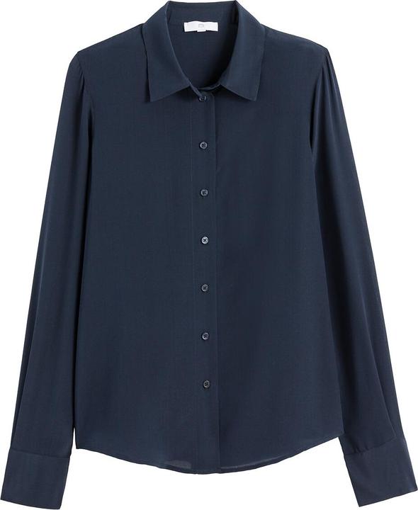 Actual product image La Redoute Collections Silk blouse with long sleeves (34)