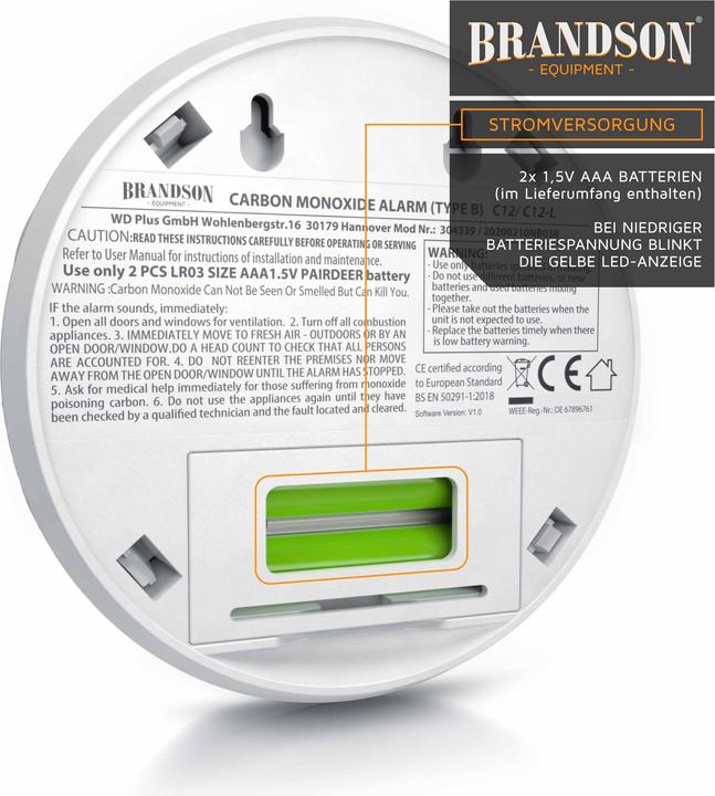 Image du produit Brandson CO-Melder