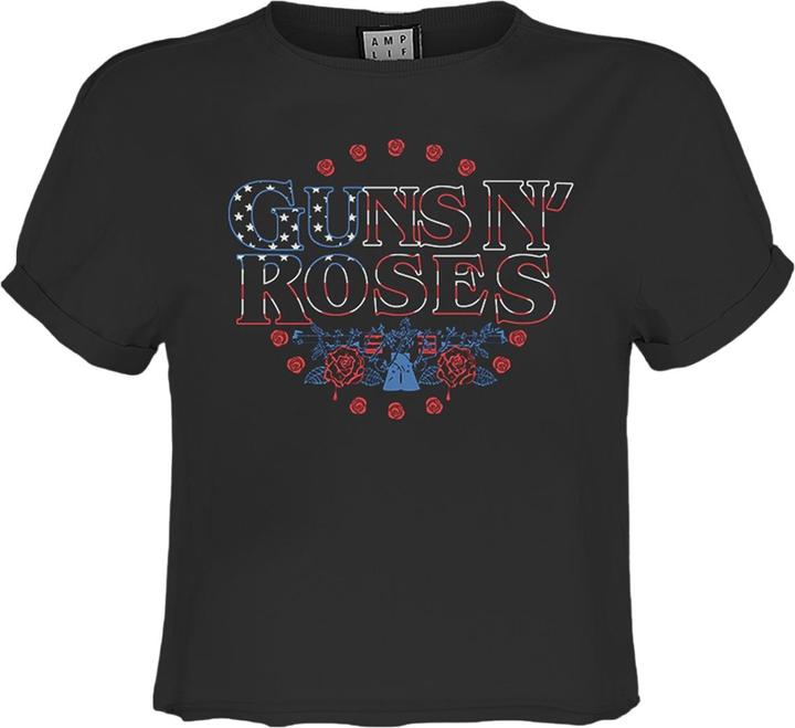 Immagine prodotto Amplified Stars And Stripes Maglietta Corta Guns N Roses Donna (XXL)