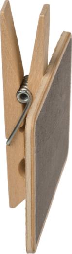 Image du produit Magni Tableau en bois Mini 7x7cm avec clip pour l'écriture (7 x 7 cm)