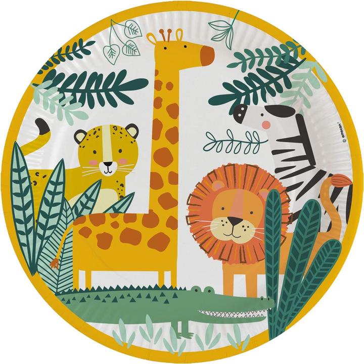 Amscan Assiette Safari (8 x)