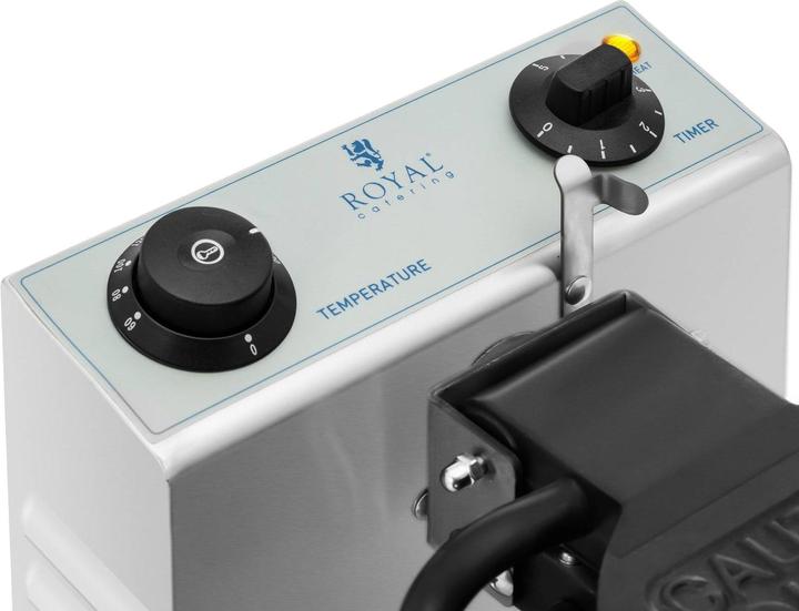 Produktbild Royal Catering Waffeleisen rund Waffelmaschine Waffelautomat Profi-Waffeleisen 1200 W