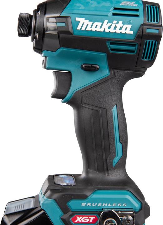 Image du produit Makita Visseuse à choc sans fil TD002GD202 | 40 V, 2x 2,5 AhBatterie, chargeur en coffret (Fonctionnement sur batterie)