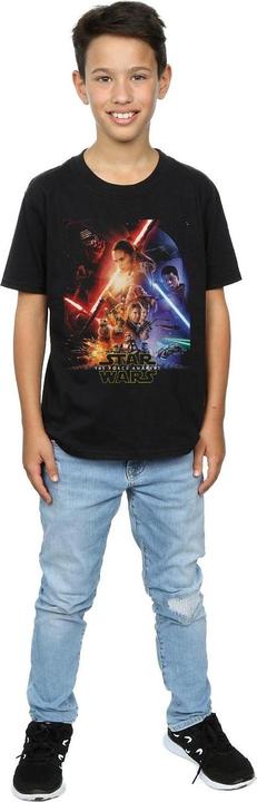 Immagine prodotto Star Wars Force Awakens Poster Maglietta Ragazzi (140, 146)