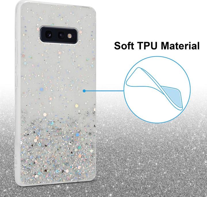 Image du produit Cadorabo Couverture TPU paillettes scintillantes (Samsung Galaxy S10e)
