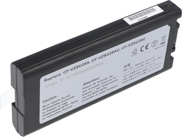 Actual product image Panasonic Battery CF-VZSU29, CF-VZSU29A, CF-VZSU29ASU, CF-VZSU29AU, CF-VZSU29U (9 Cells, 7800 mAh)