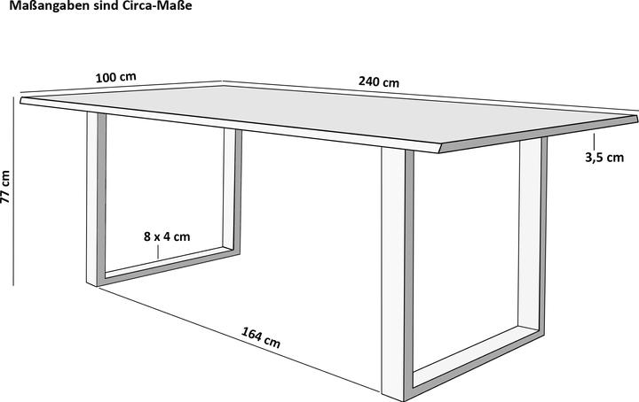 Actual product image SAM Liam (240 x 100 x 74 cm)
