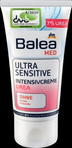 Produktbild dm Balea MED Intensivcreme Urea Ultra Sensitive (50 ml, Tagescreme)