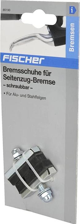 Actual product image Fischer Brake shoes side-pull brake screw-on