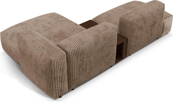 Actual product image Micadoni Modular Right Corner Sofa, "Martina", 2 Seats, 285x176x75 Made in Europe (Corner sofa)