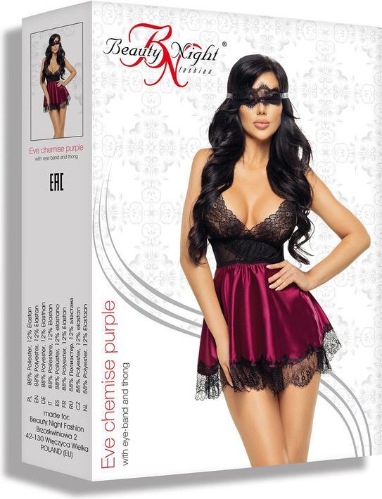 Image du produit Beauty Night BN Eve chemise pourpre L/XL (L)