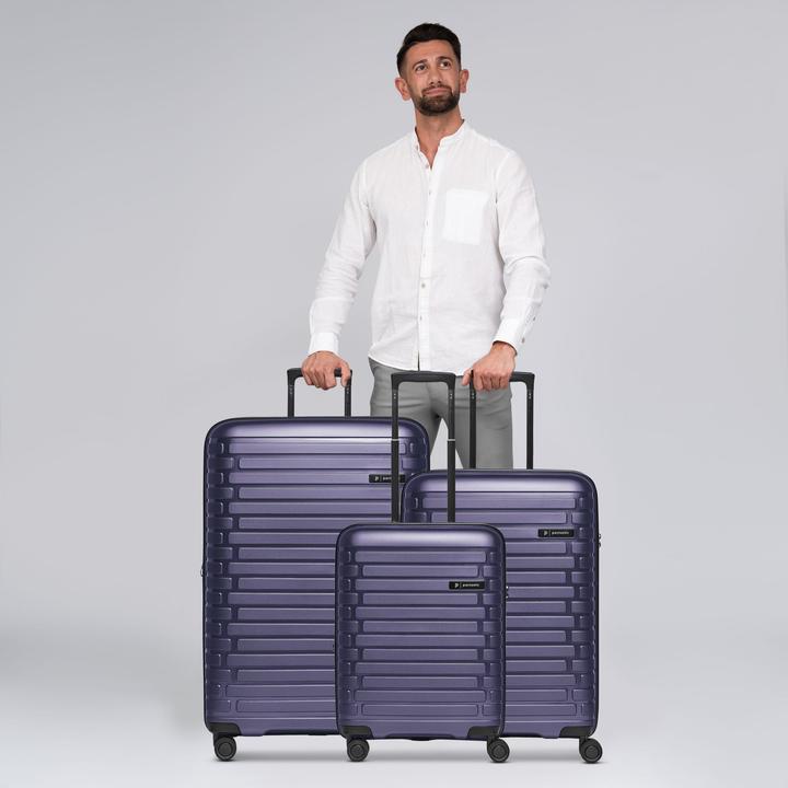 Produktbild Pactastic Collection 04 THE THREE SET + 4 Rollen Kofferset 3-teilig mit Dehnfalte (216 l, XL (ab 115l))