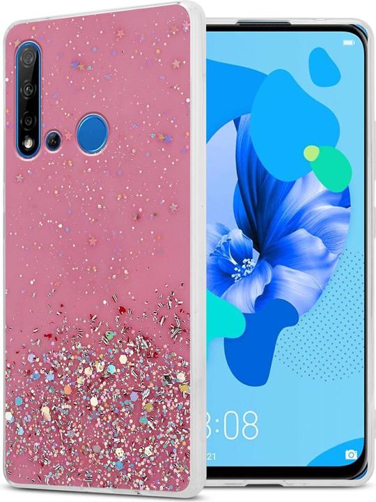 Actual product image Cadorabo TPU cover sparkling glitter (Huawei Nova 5i, Huawei P20 Lite (2019))