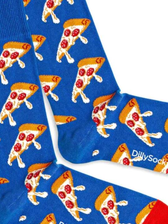 Actual product image DillySocks Pizza Drip (Single pack, One size)