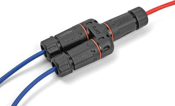 Produktbild Delock Kabelverbinder Y-Adapter RJ45 Buchse zu 2 x RJ45 Buch (STP, CAT6, 0.14 m)