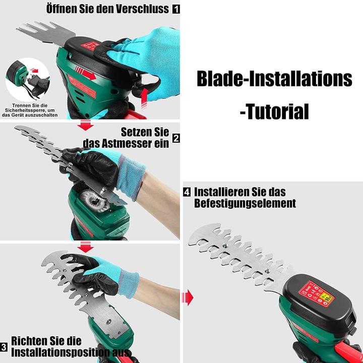 Produktbild Hyecho Akku Strauchschere 7.2V 2,0Ah