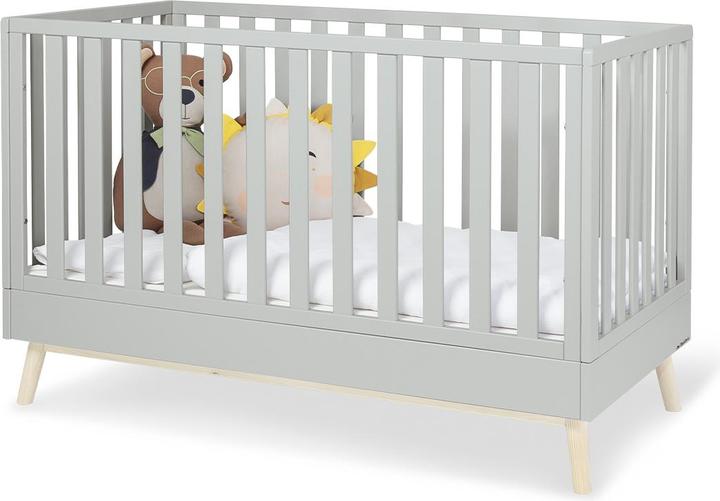 Actual product image Pinolino Children's room set 'Dusk' wide, 2 pcs. (Baby cot, Changing unit)