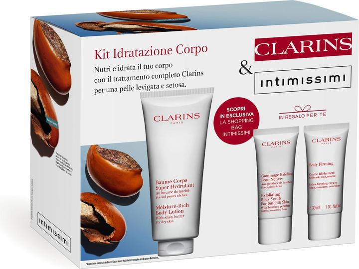 Clarins SET (BODY LOTION 200ML + EXFOLIATING BODY SCRUB 30ML + BODY FIRMING 30ML) (Haarpflege set)