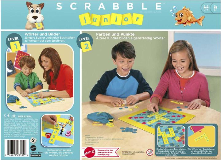 Productafbeelding Mattel Games Scrabble Junior (Duits)