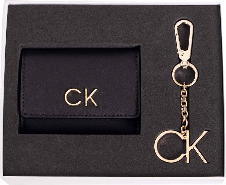 Actual product image Calvin Klein Re-Lock Trifold + Keyfob XXS Black