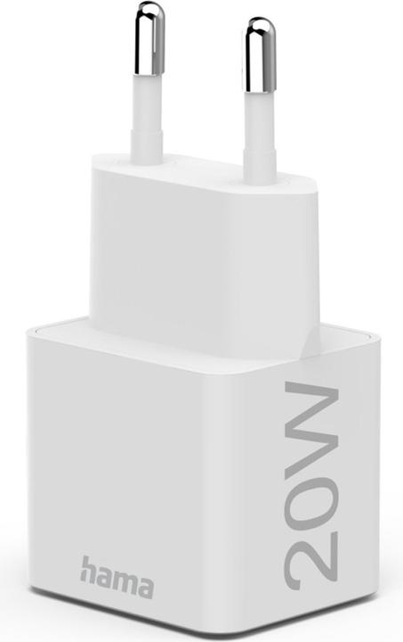 Produktbild Hama Schnellladegerät mit Ladekabel Lightning, Mini-Ladegerät, PD, 20W, 1m, Weiss (20 W)