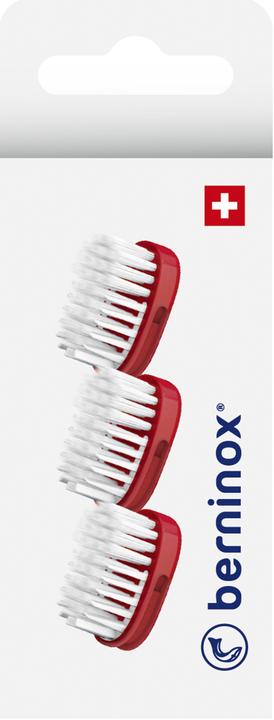 Immagine prodotto Berninox Ersatz-Zahnbürstenköpfe korallenrot soft 3 Stk (3 x)
